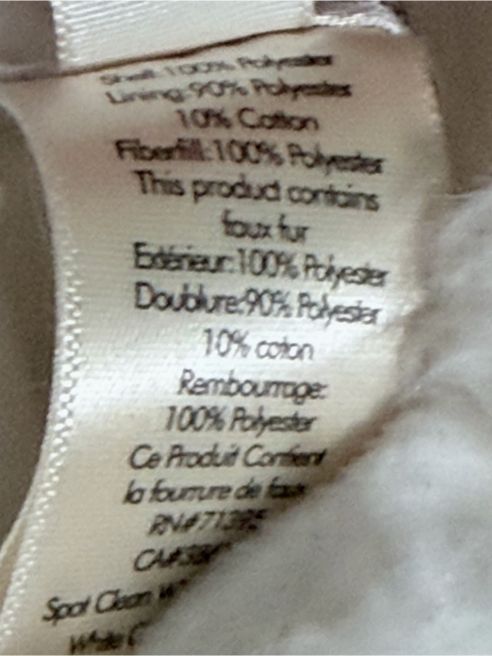 Pottery Barn Kids / Baby Plush Polar Bear Hooded One-Piece 6-12 months - Picture 5 of 8
